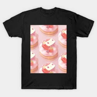 Strawberry Tart Pattern T-Shirt